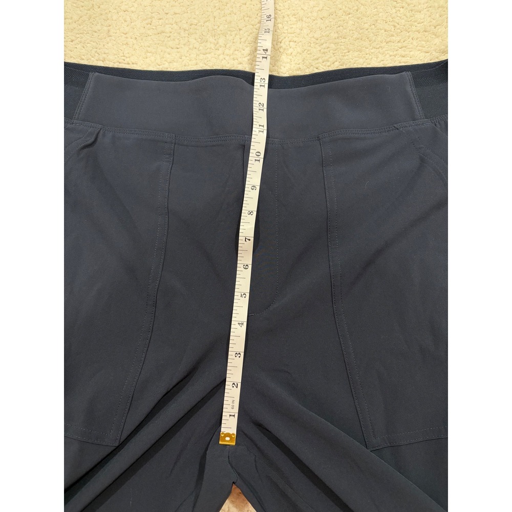 Athleta Brooklyn Heights High Rise Cargo Pant Wide Leg 30" Navy Size 14 - Picture 5 of 9